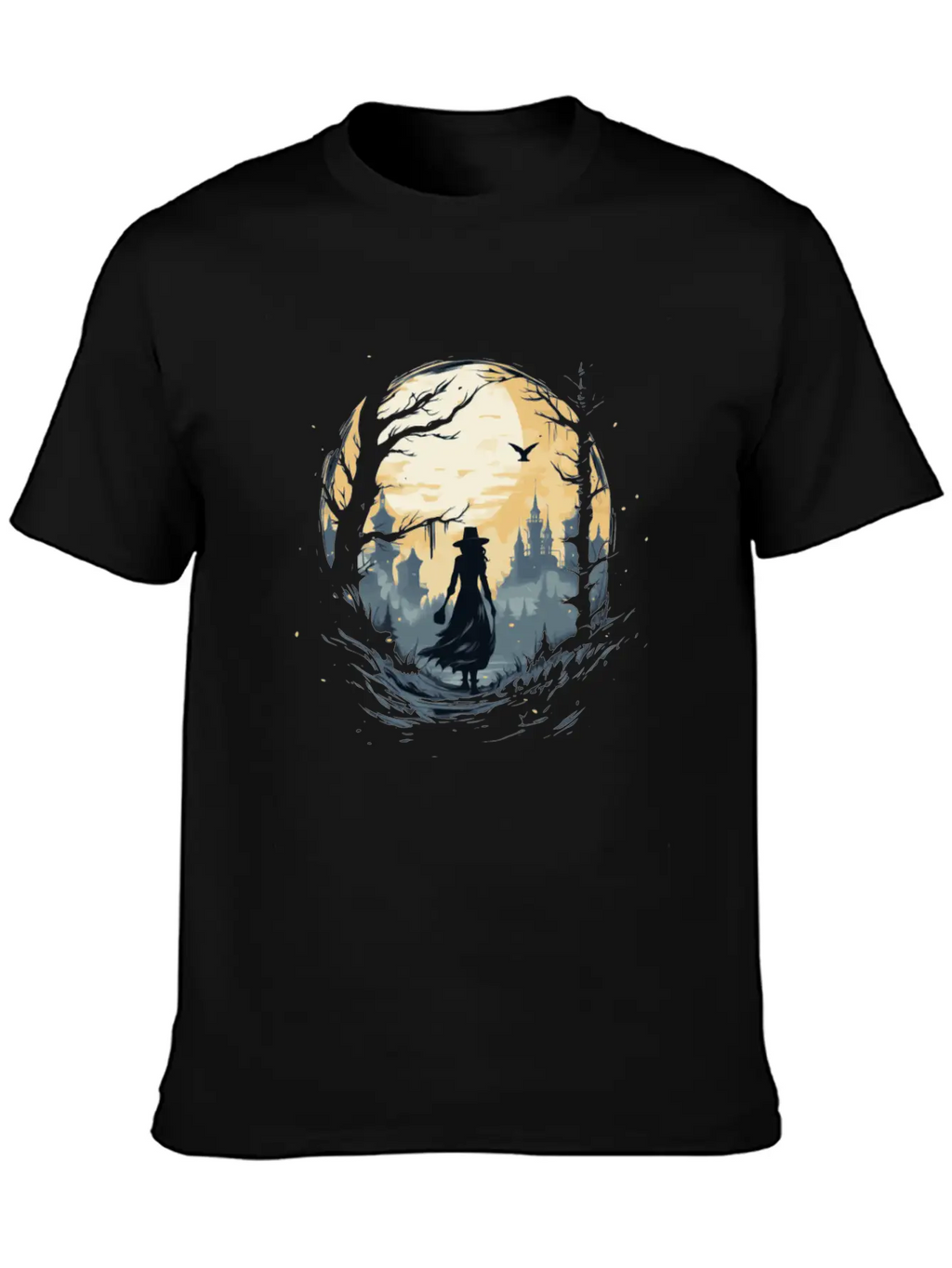 Scary Mood Of Halloween Relaxed Everyday Tee – Lightweight And Durable Cotton
