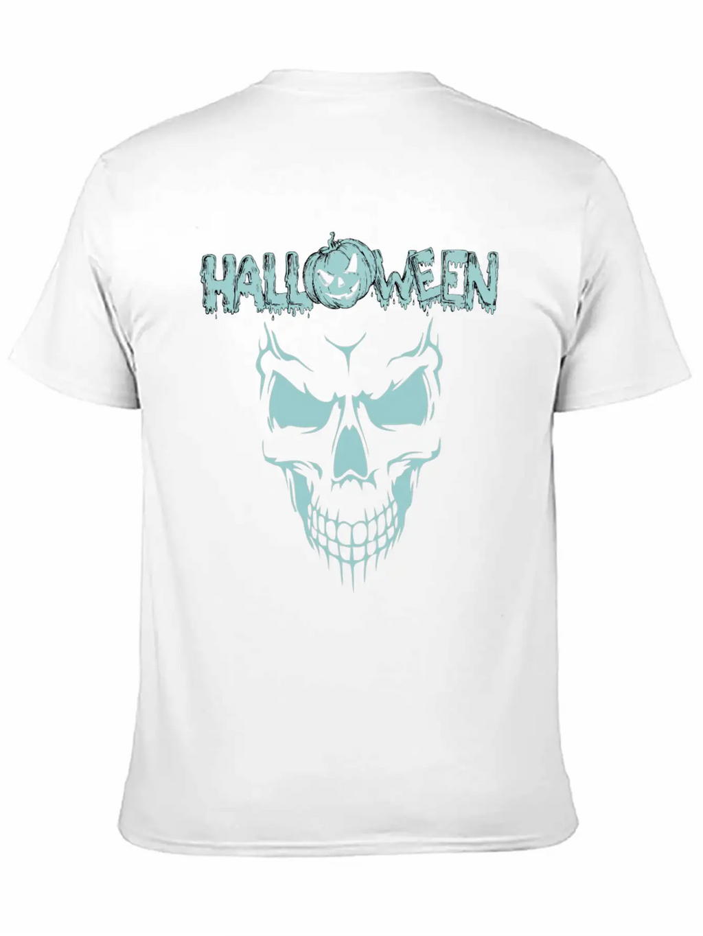 Scary Sace Halloween Breathable Graphic T-Shirt – Perfect For Casual Days