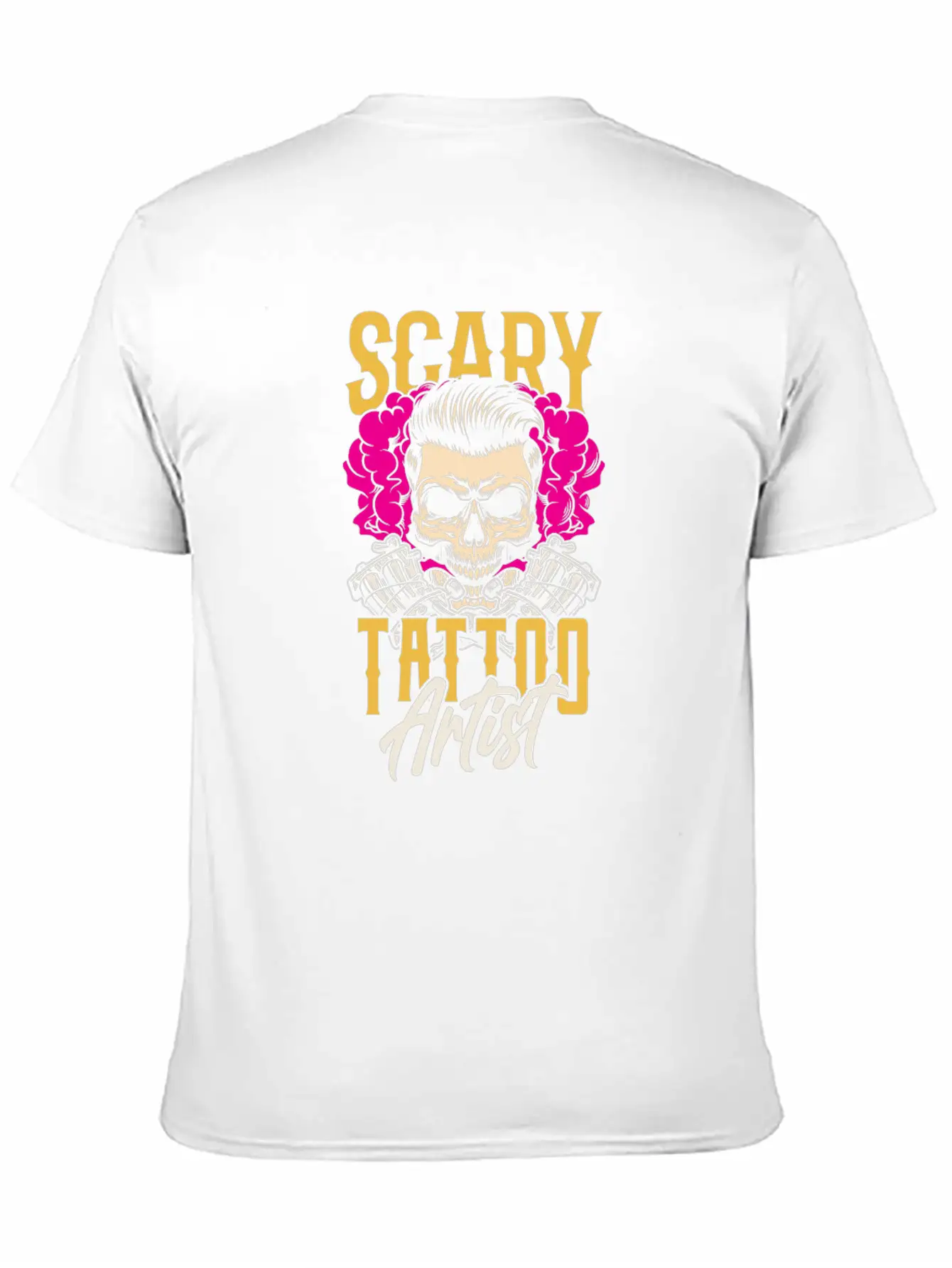 Scary Tattoo Artist Job Ink Art Relaxed Everyday Tee – Lightweight And Durable Cotton