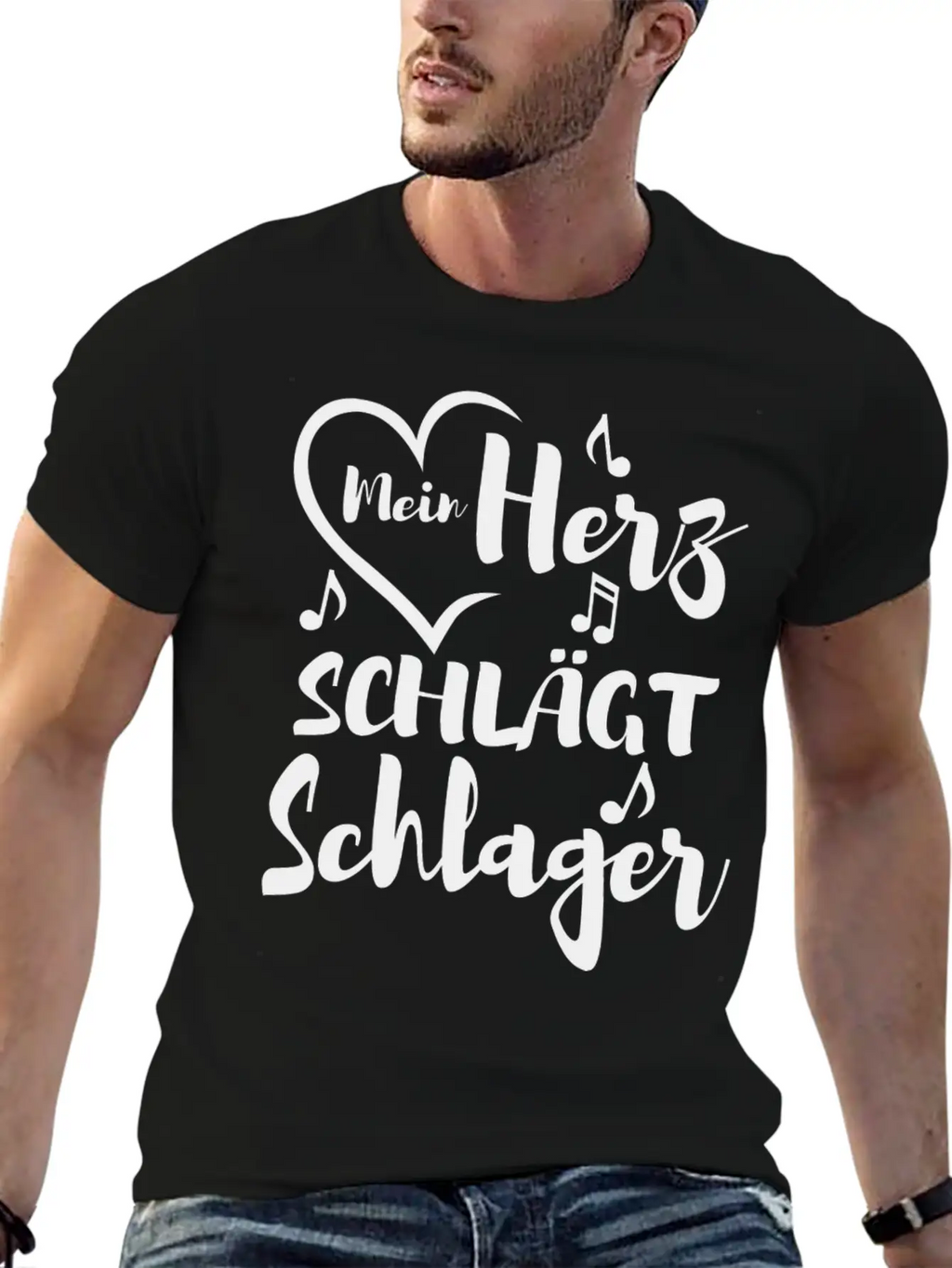 Schlager Gift Music Raving Party Concert Breathable Graphic T-Shirt – Perfect For Casual Days