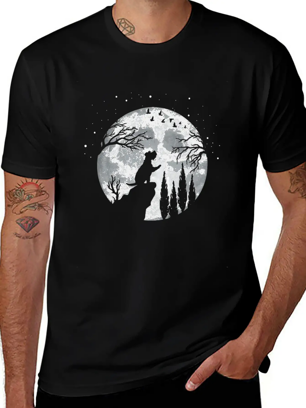Schnauzer Dogs Breathable Soft Cotton T-Shirt – Timeless Casual Look