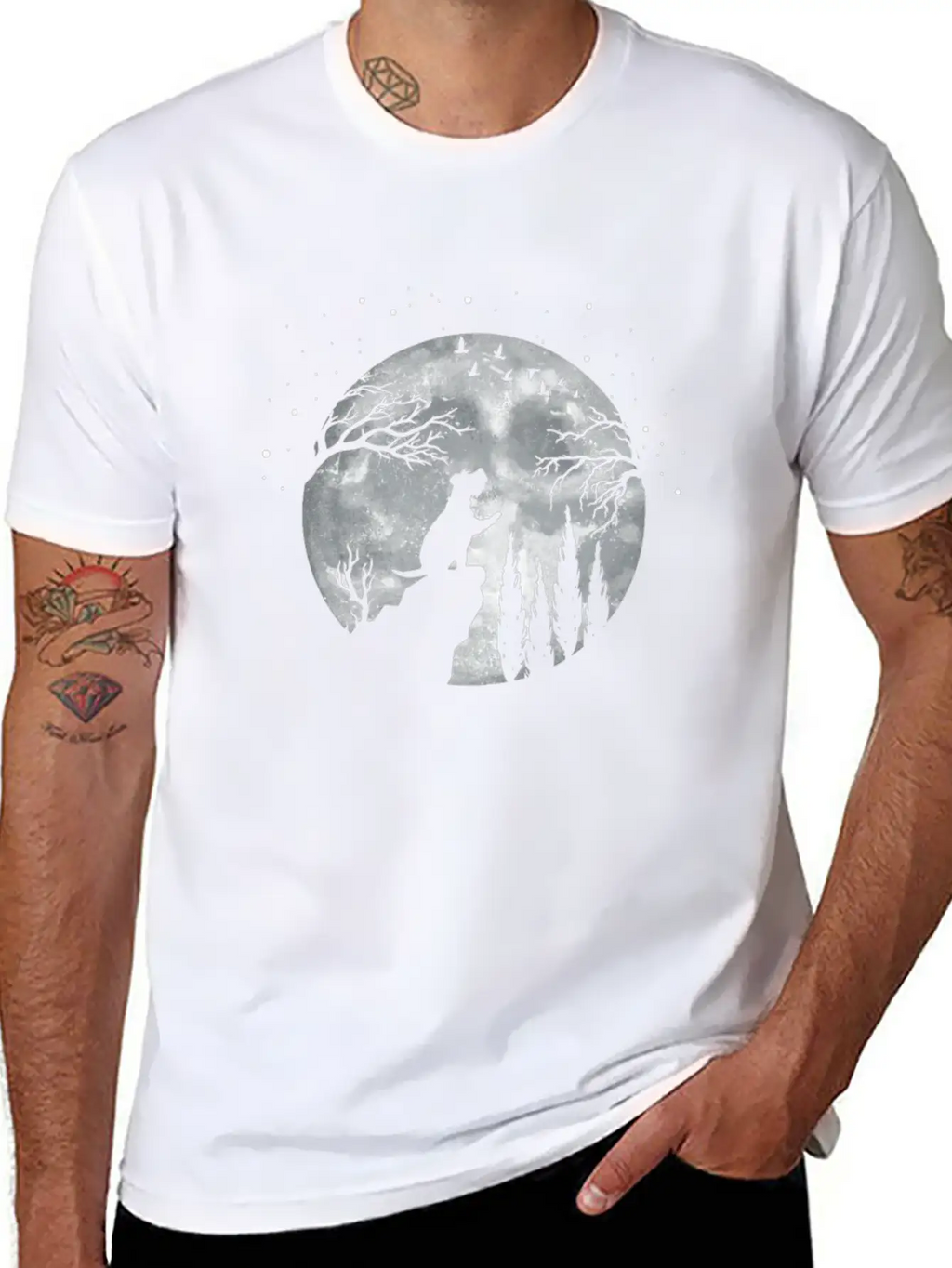 Schnauzer Dogs Breathable Soft Cotton T-Shirt – Timeless Casual Look