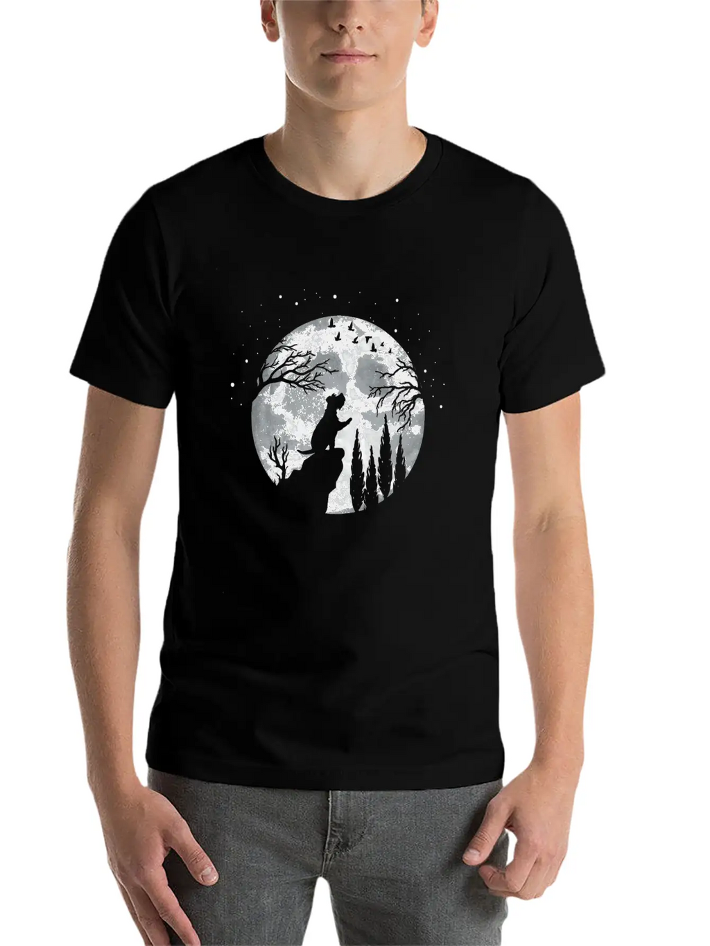 Schnauzer Dogs Breathable Soft Cotton T-Shirt – Timeless Casual Look