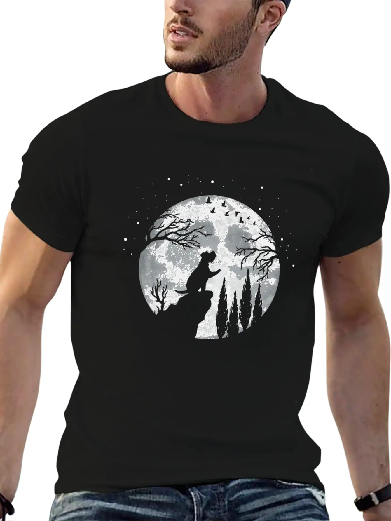 Schnauzer Dogs Breathable Soft Cotton T-Shirt – Timeless Casual Look
