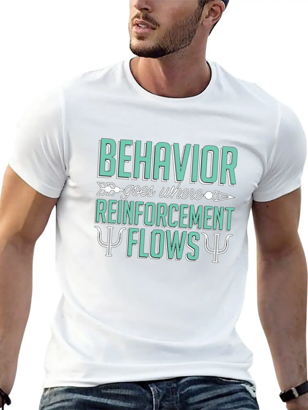 School Psych Behavior Goes Where Psychotherapist Relaxed Everyday Tee – Lightweight And Durable Cotton