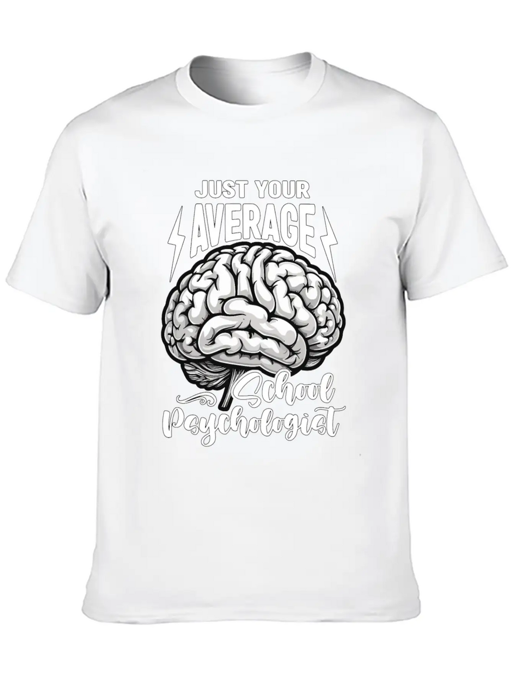School Psych Just Your Average School Counselor Essential Unisex Summer Tee – Soft Cotton Casual Fit