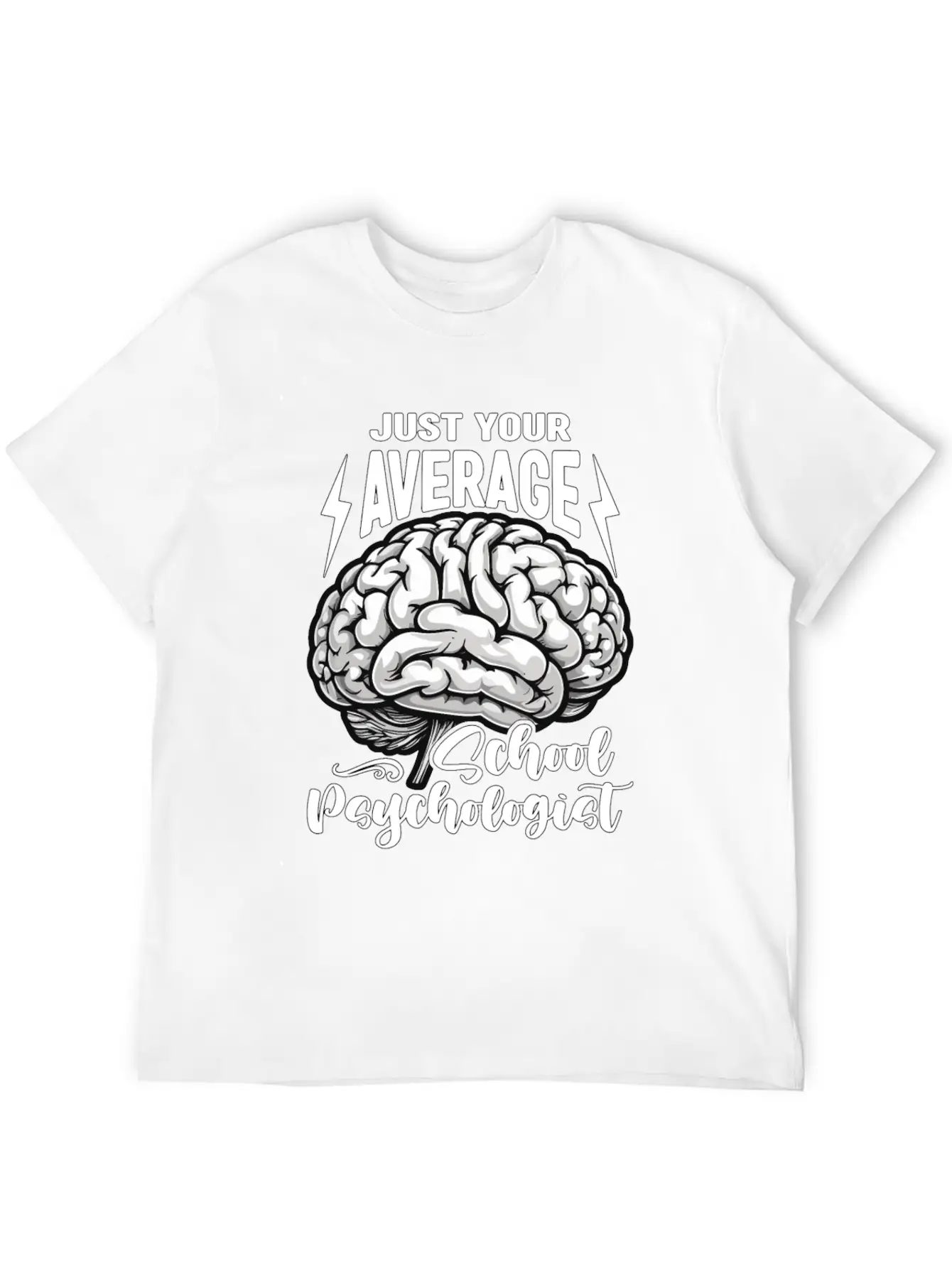 School Psych Just Your Average School Counselor Essential Unisex Summer Tee – Soft Cotton Casual Fit