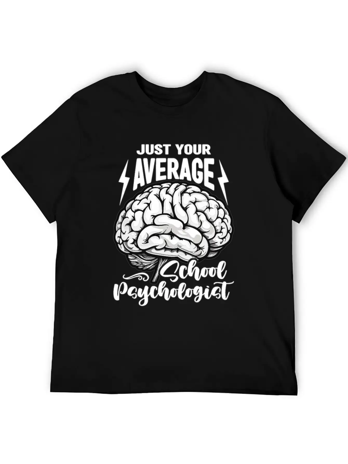 School Psych Just Your Average School Counselor Essential Unisex Summer Tee – Soft Cotton Casual Fit