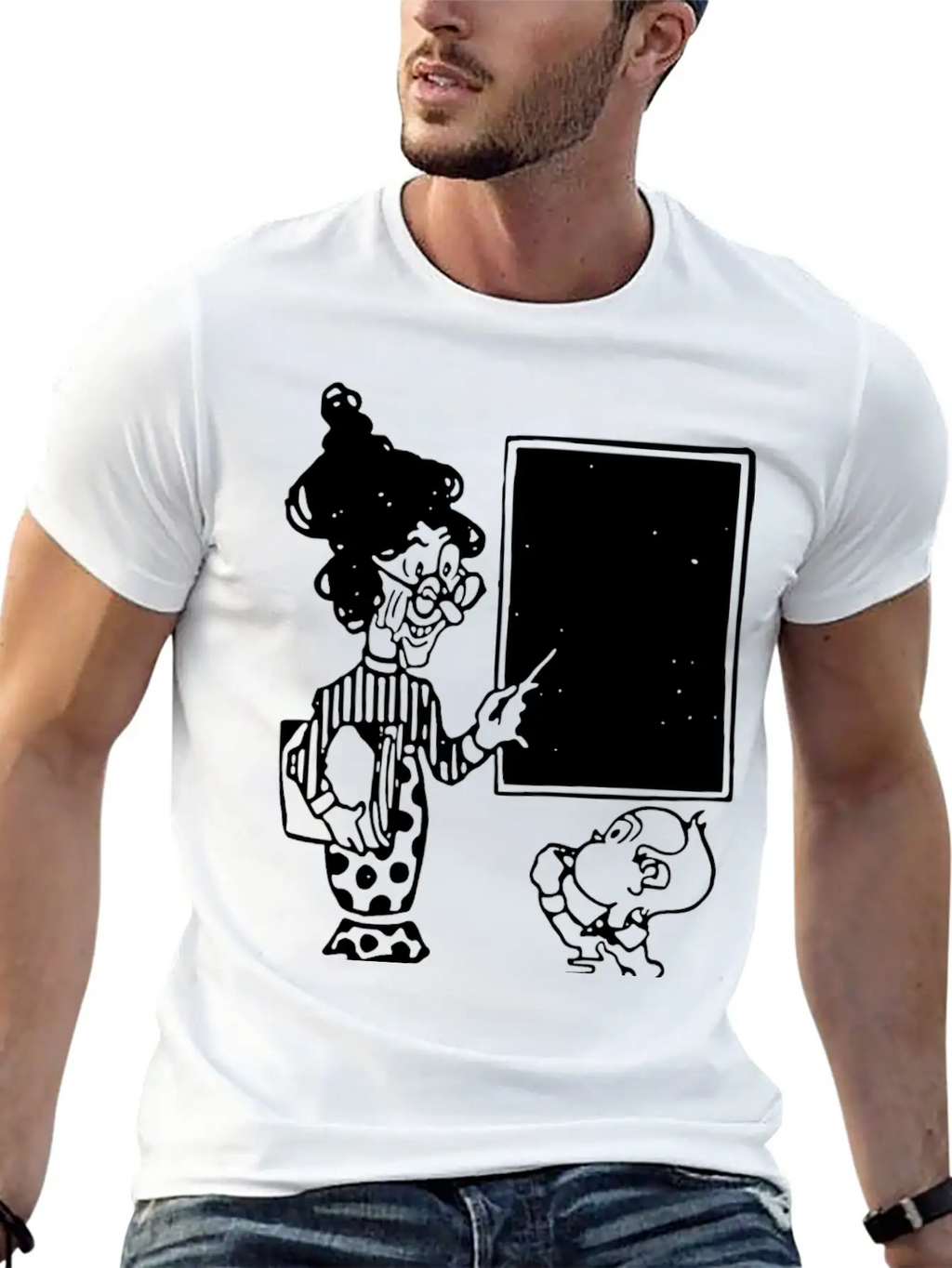 School Schule Lernen Teacher Lehrer Pencil Stift P Basic Graphic T-Shirt – Daily Comfort In Soft Cotton
