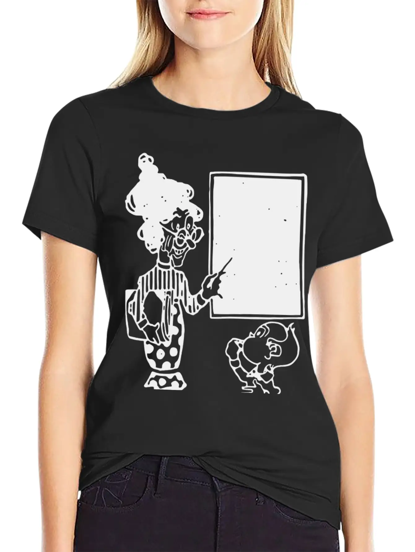 School Schule Lernen Teacher Lehrer Pencil Stift P Basic Graphic T-Shirt – Daily Comfort In Soft Cotton