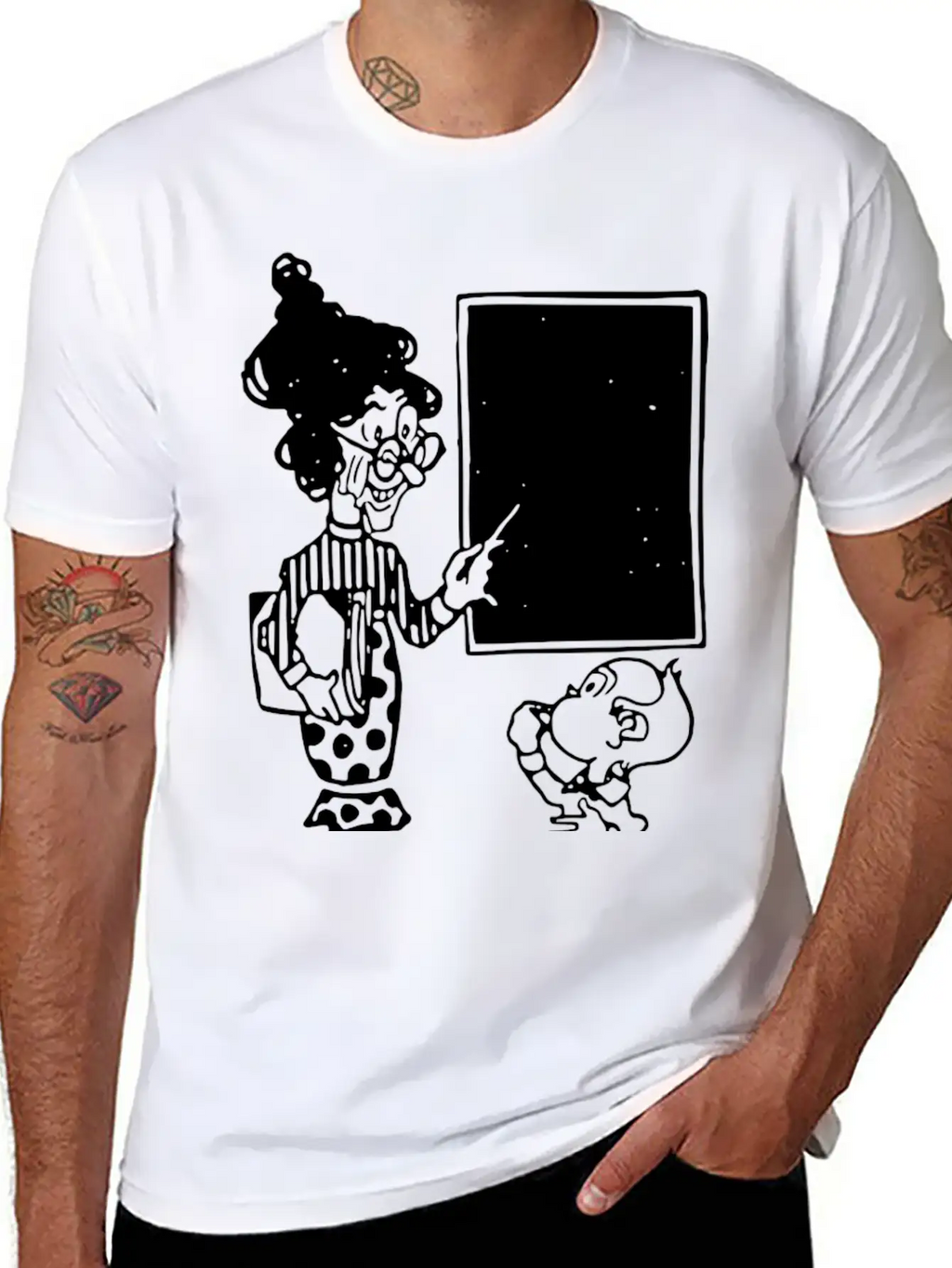 School Schule Lernen Teacher Lehrer Pencil Stift P Basic Graphic T-Shirt – Daily Comfort In Soft Cotton