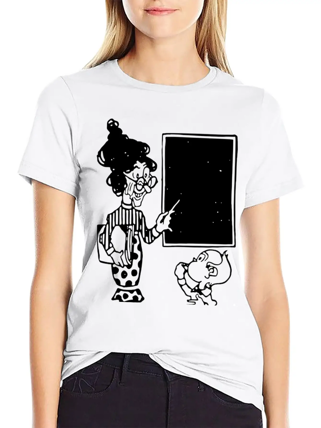 School Schule Lernen Teacher Lehrer Pencil Stift P Basic Graphic T-Shirt – Daily Comfort In Soft Cotton