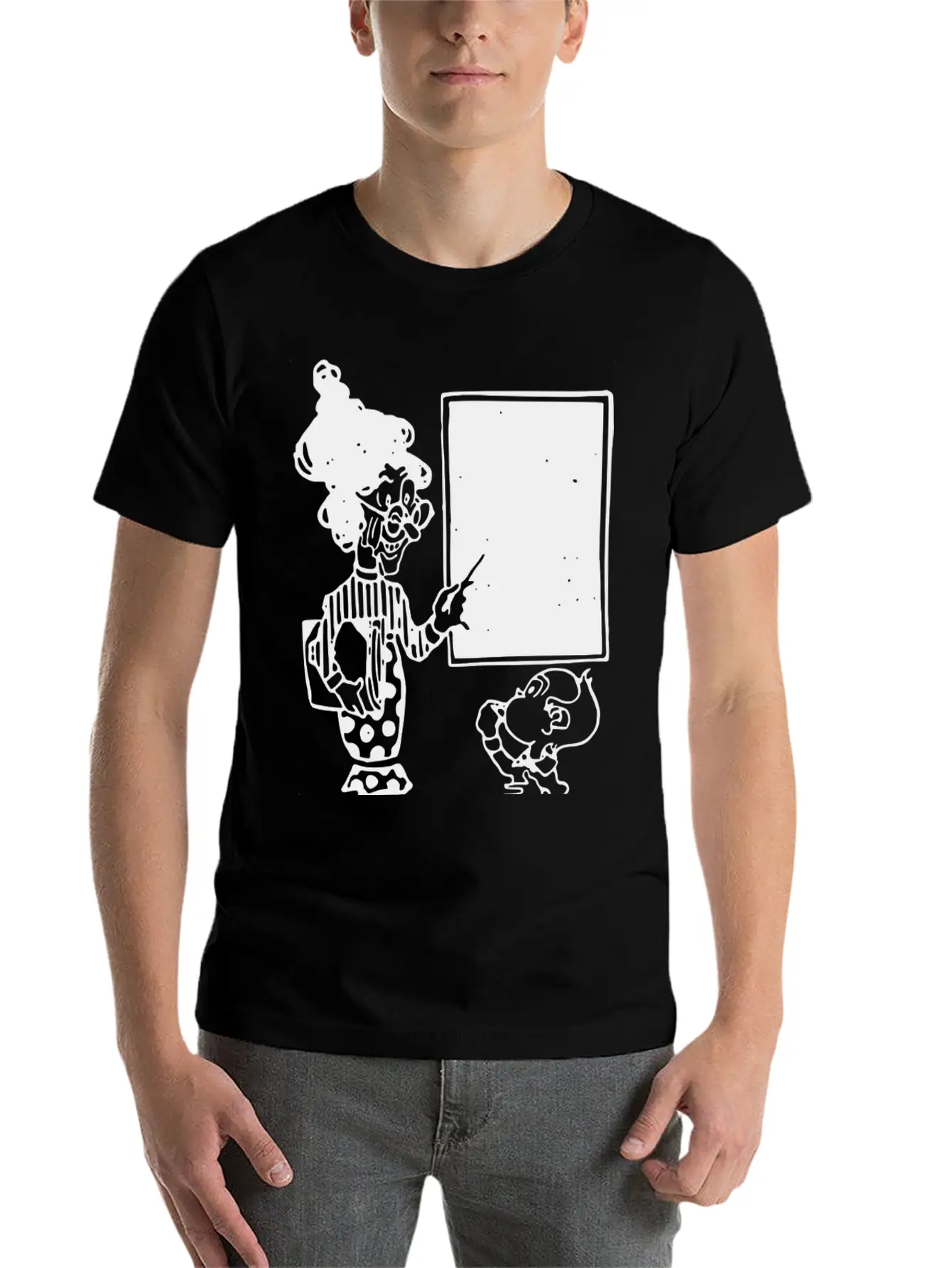 School Schule Lernen Teacher Lehrer Pencil Stift P Basic Graphic T-Shirt – Daily Comfort In Soft Cotton