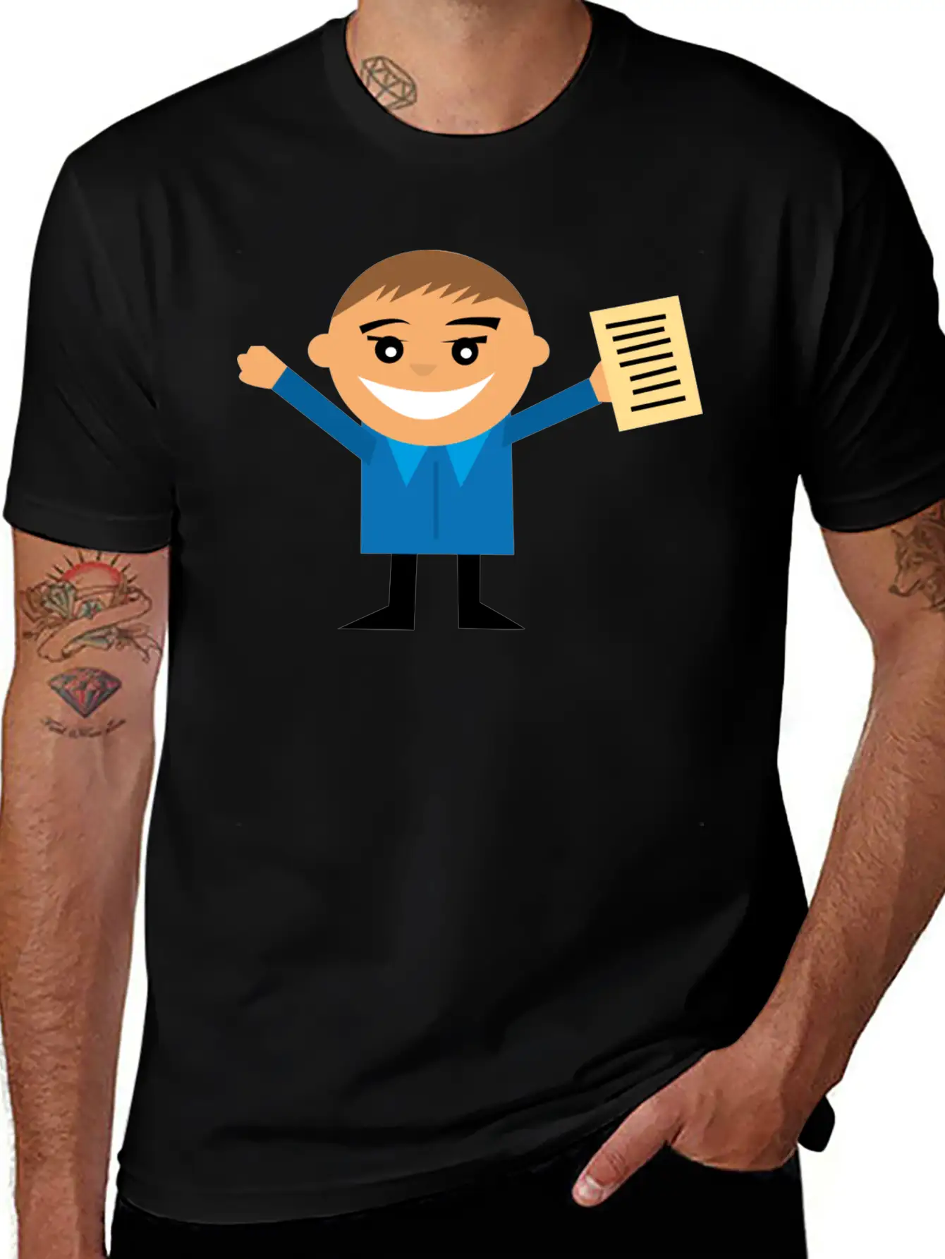 School Schule Lernen Teacher Lehrer Pencil Stift P Essential Cotton Tee For Daily Outfits – Unisex Style