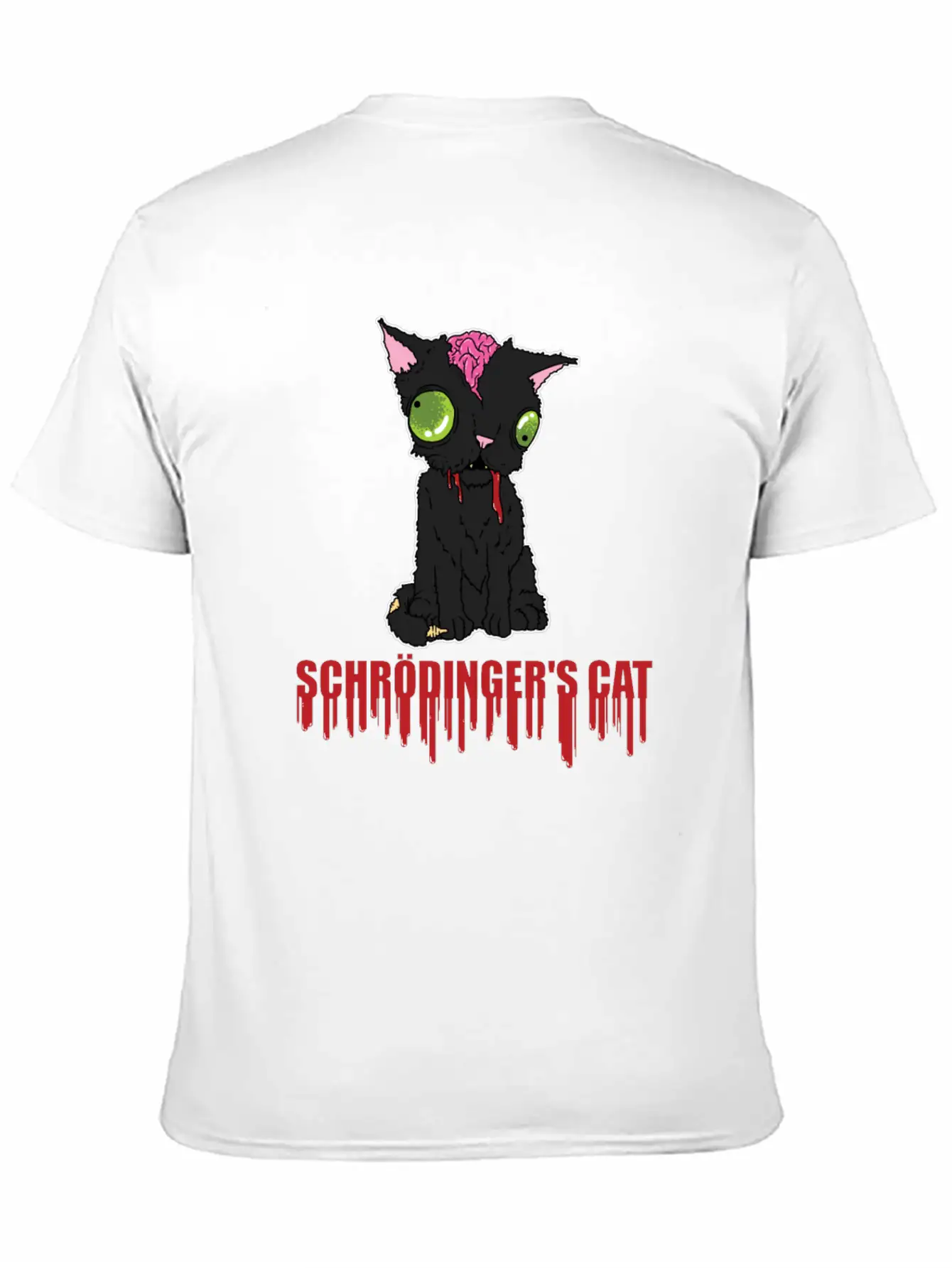 Schrodinger's Cat Radioactive Reaction Quantum Unisex Casual T-Shirt – Clean Design For Daily Comfort