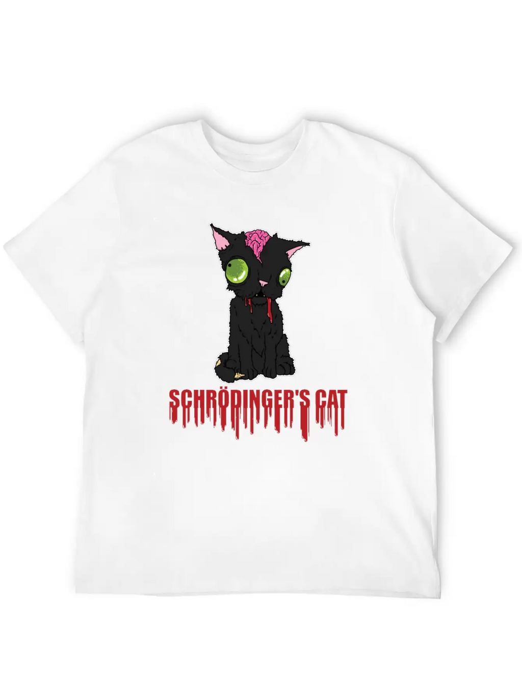 Schrodinger's Cat Radioactive Reaction Quantum Unisex Casual T-Shirt – Clean Design For Daily Comfort