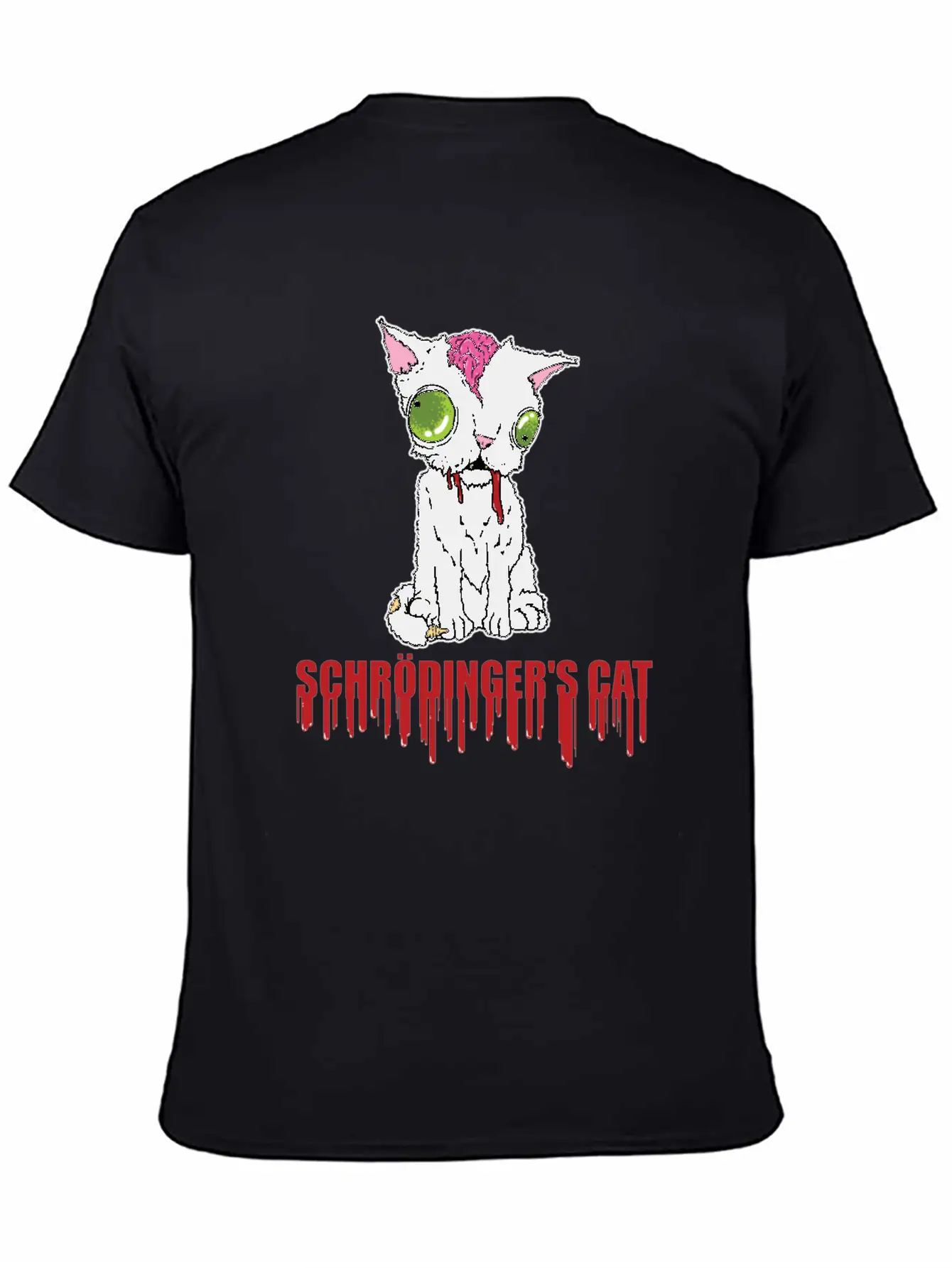 Schrodinger's Cat Radioactive Reaction Quantum Unisex Casual T-Shirt – Clean Design For Daily Comfort