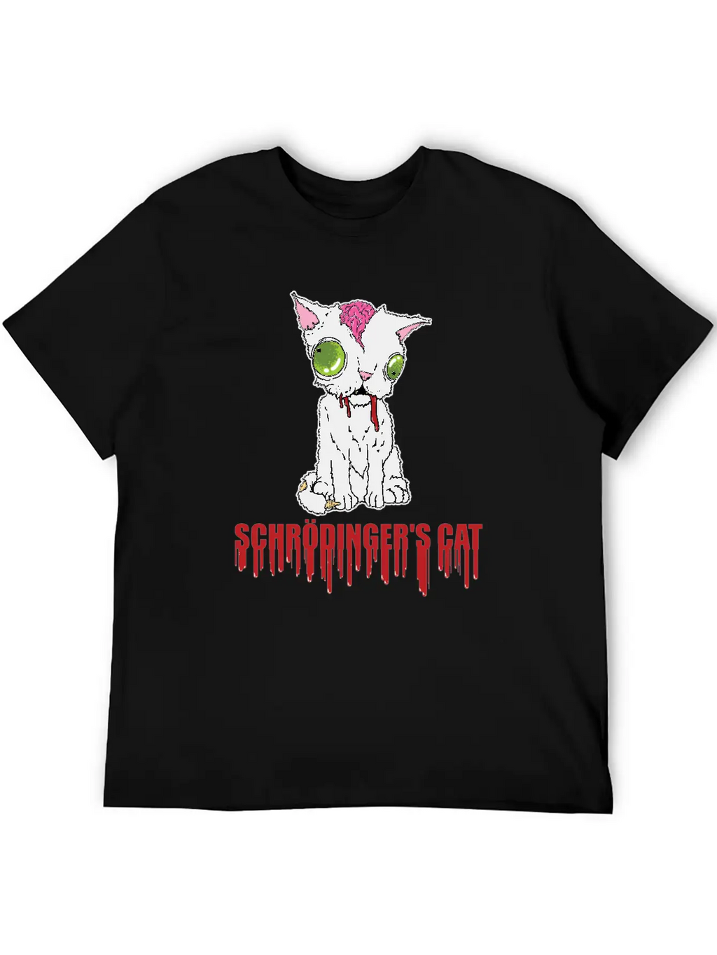 Schrodinger's Cat Radioactive Reaction Quantum Unisex Casual T-Shirt – Clean Design For Daily Comfort