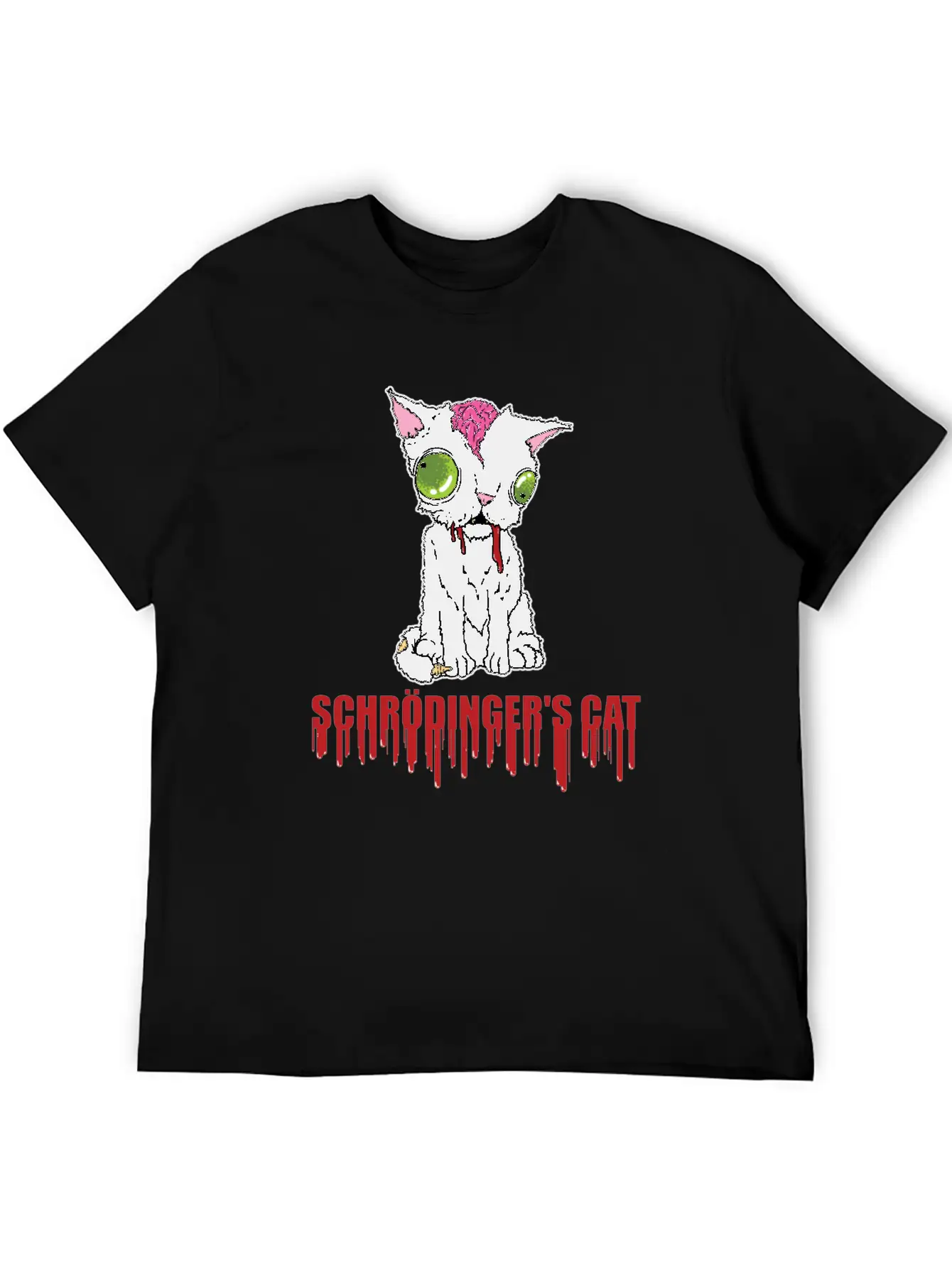 Schrodinger's Cat Radioactive Reaction Quantum Unisex Casual T-Shirt – Clean Design For Daily Comfort