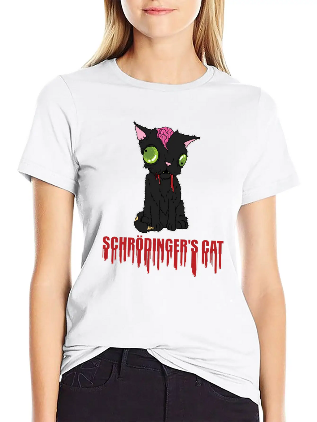 Schrodinger's Cat Radioactive Reaction Quantum Unisex Casual T-Shirt – Clean Design For Daily Comfort
