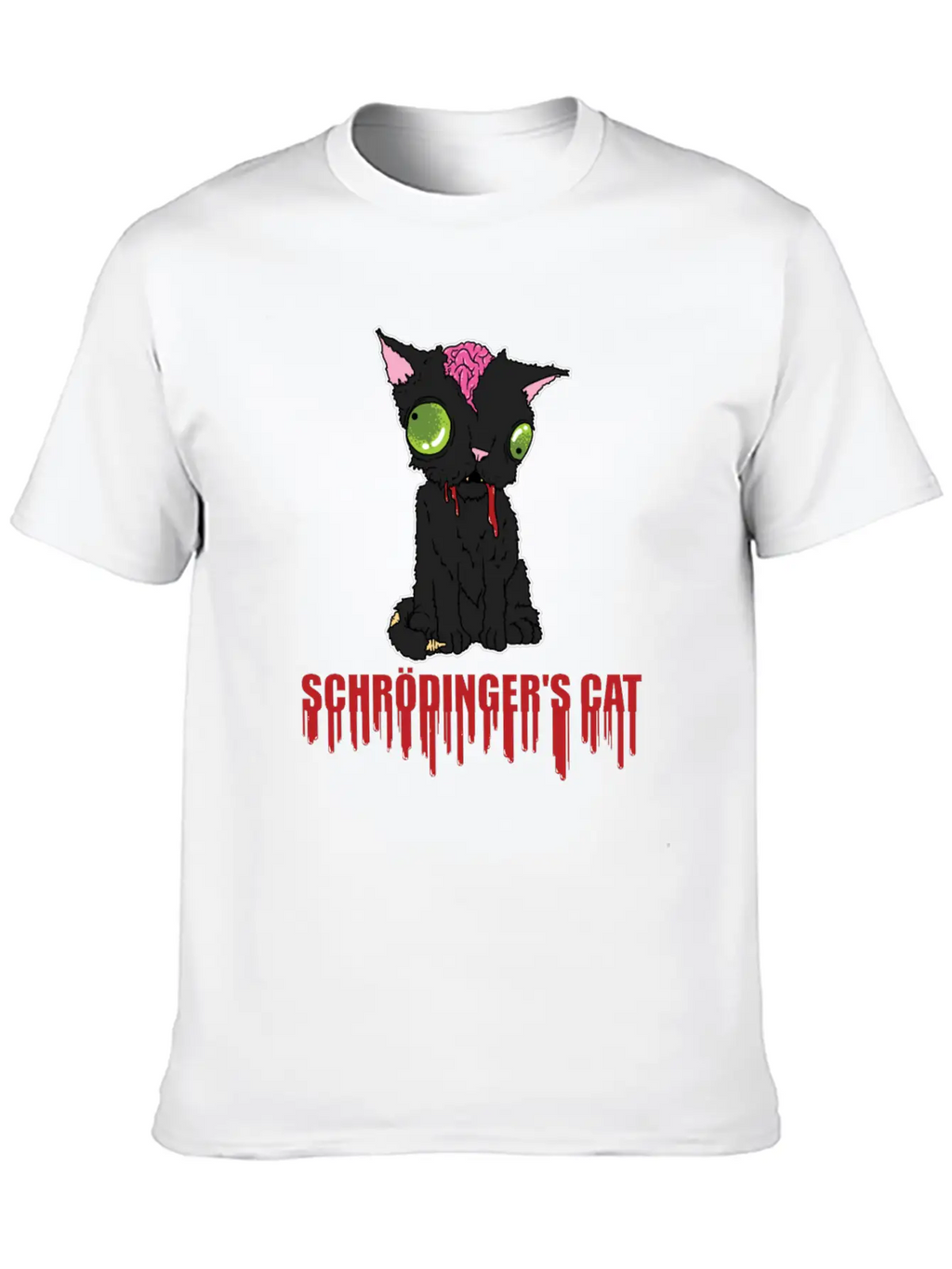 Schrodinger's Cat Radioactive Reaction Quantum Unisex Casual T-Shirt – Clean Design For Daily Comfort