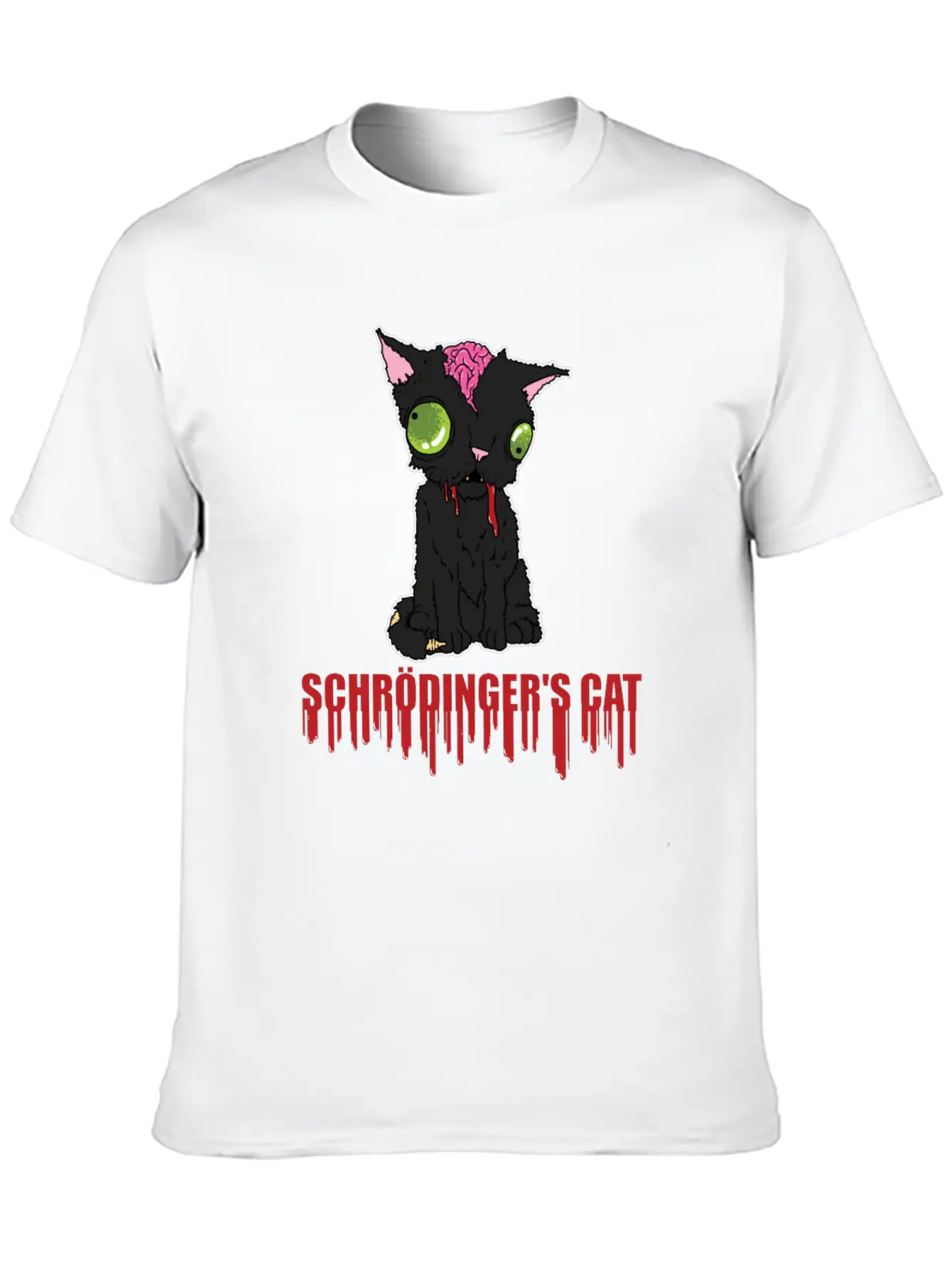 Schrodinger's Cat Radioactive Reaction Quantum Unisex Casual T-Shirt – Clean Design For Daily Comfort