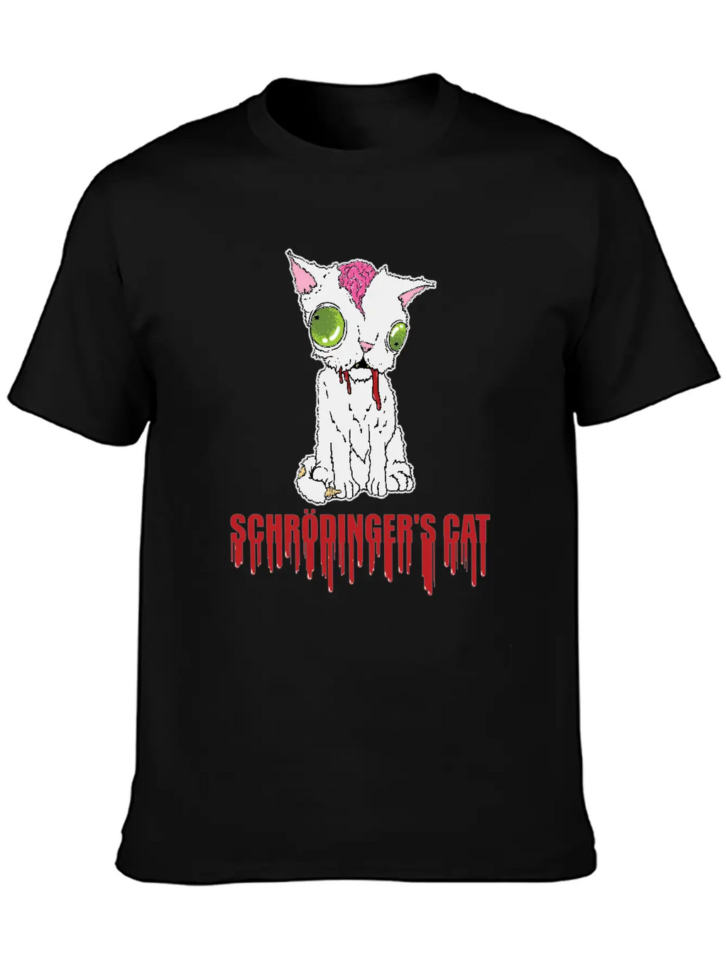 Schrodinger's Cat Radioactive Reaction Quantum Unisex Casual T-Shirt – Clean Design For Daily Comfort