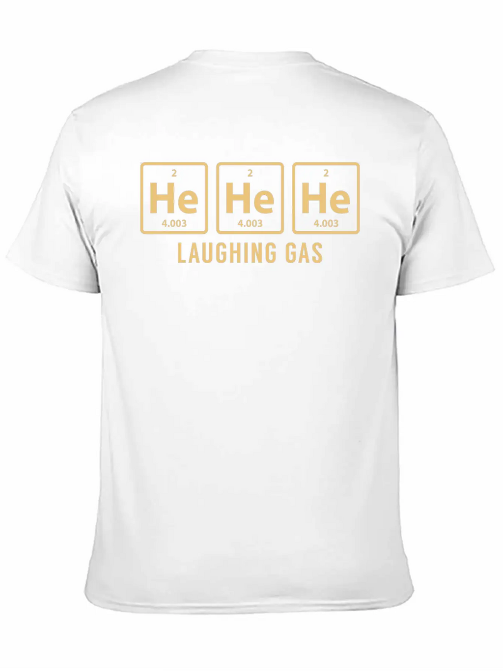 Science Chemical He He He Laughing Gas Funny Gift Basic Graphic T-Shirt – Daily Comfort In Soft Cotton