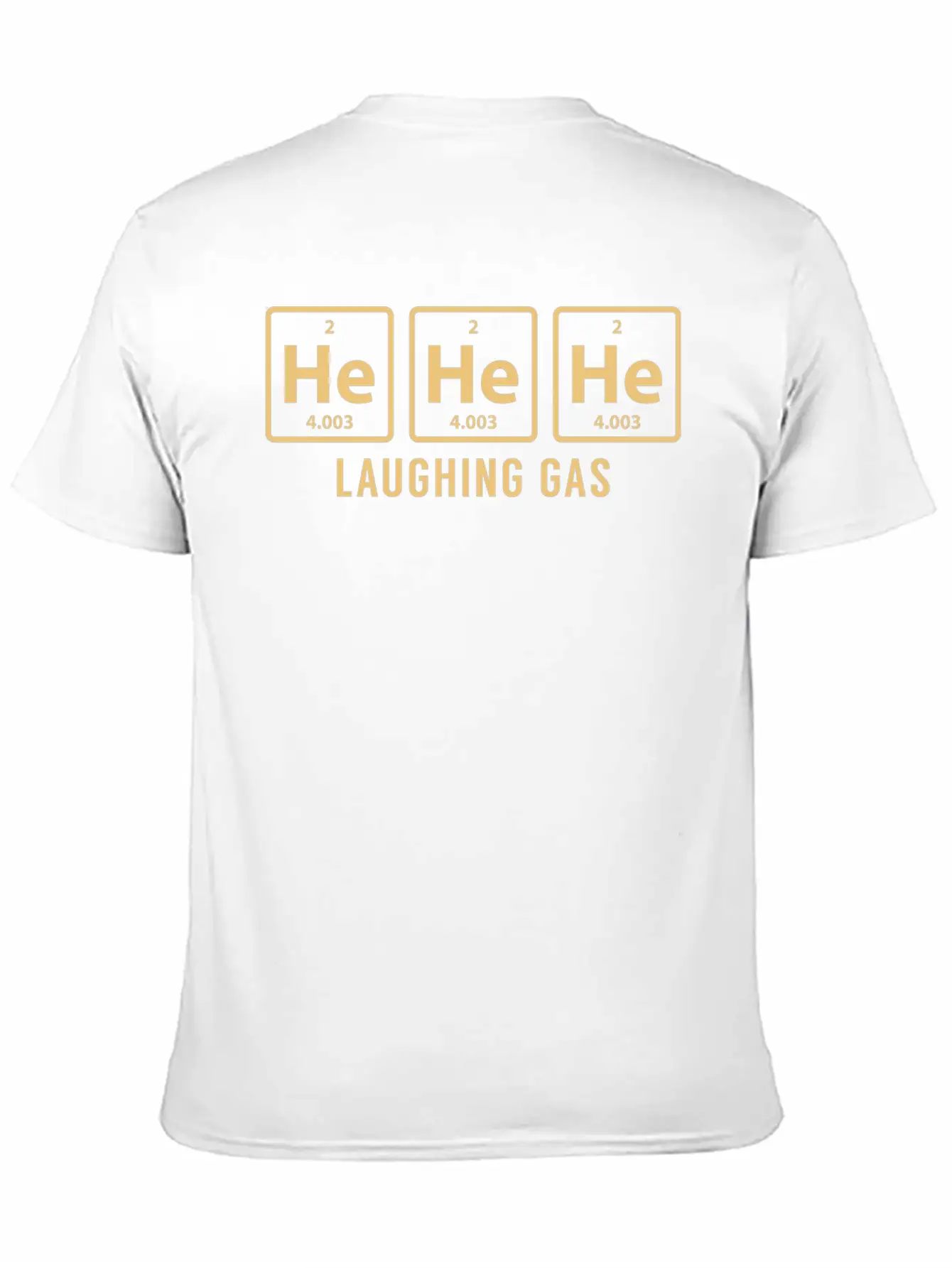 Science Chemical He He He Laughing Gas Funny Gift Basic Graphic T-Shirt – Daily Comfort In Soft Cotton