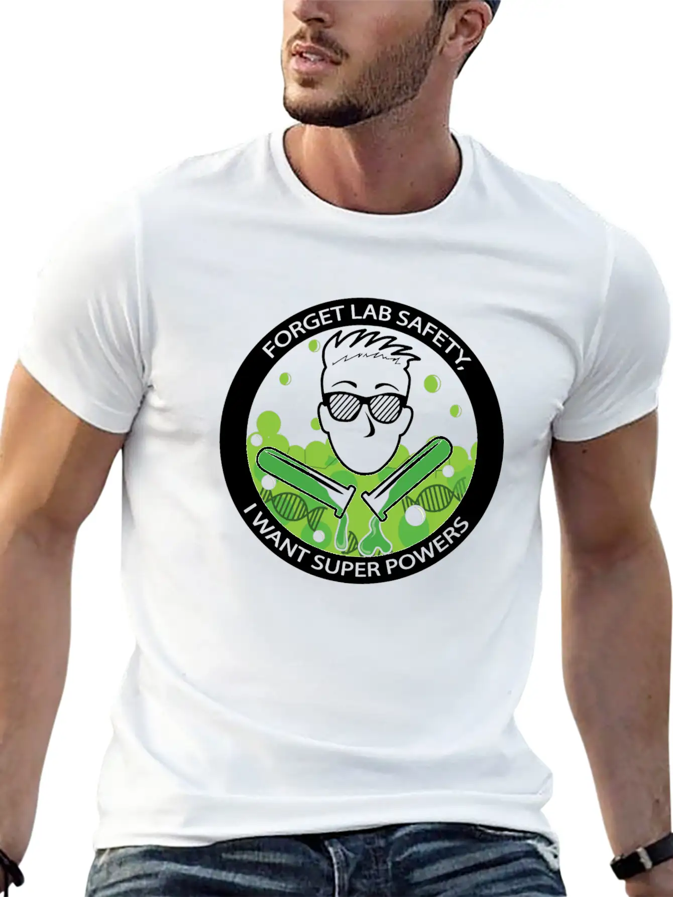 Science Forget Lab Safety Essential Cotton Tee For Daily Outfits – Unisex Style