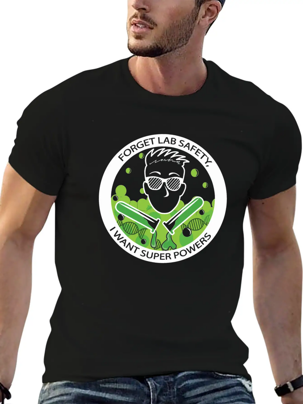 Science Forget Lab Safety Essential Cotton Tee For Daily Outfits – Unisex Style
