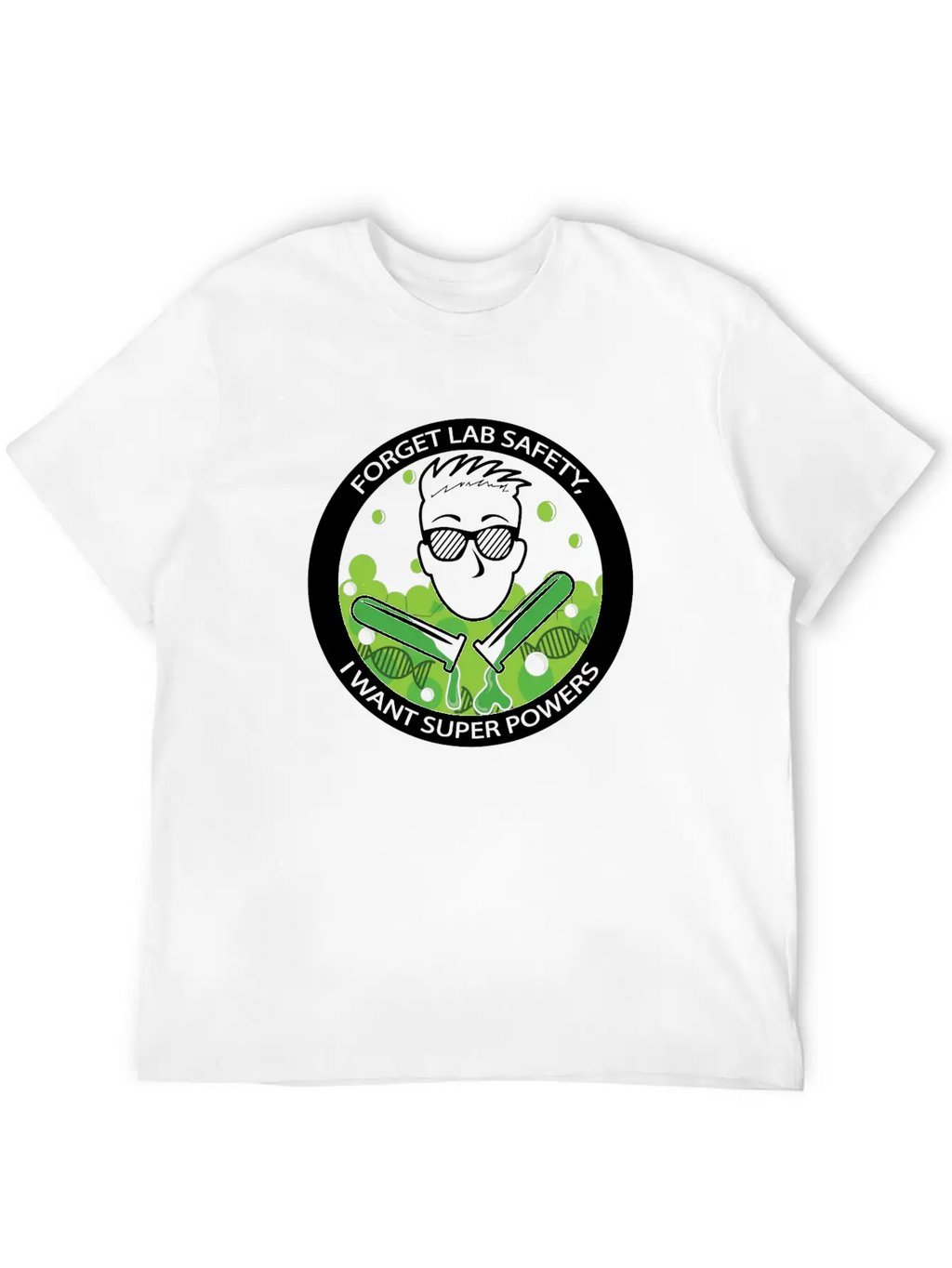 Science Forget Lab Safety Essential Cotton Tee For Daily Outfits – Unisex Style