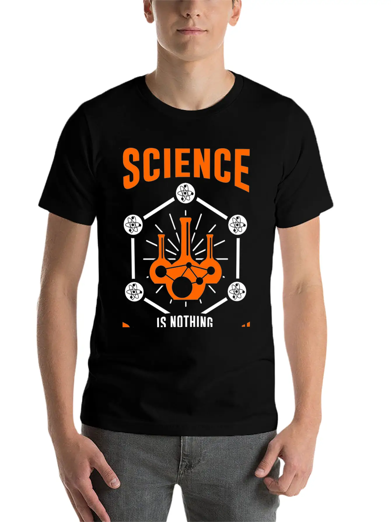 Science Is Nothing But Perception Unisex Casual T-Shirt – Clean Design For Daily Comfort
