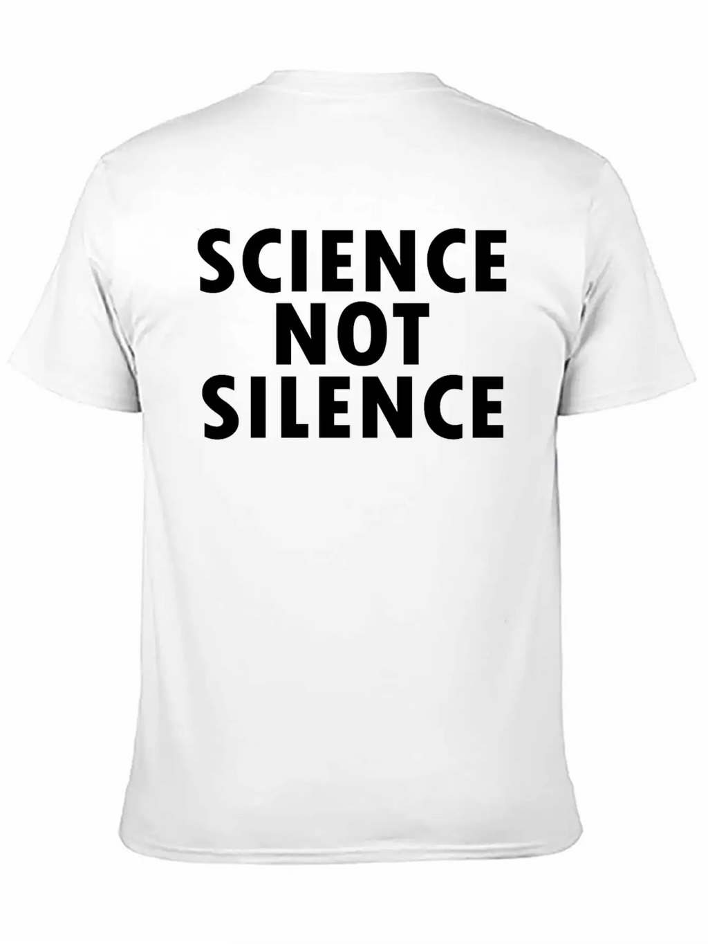 Science Not Silence Classic Cotton Tee – Unisex Comfort For Any Season