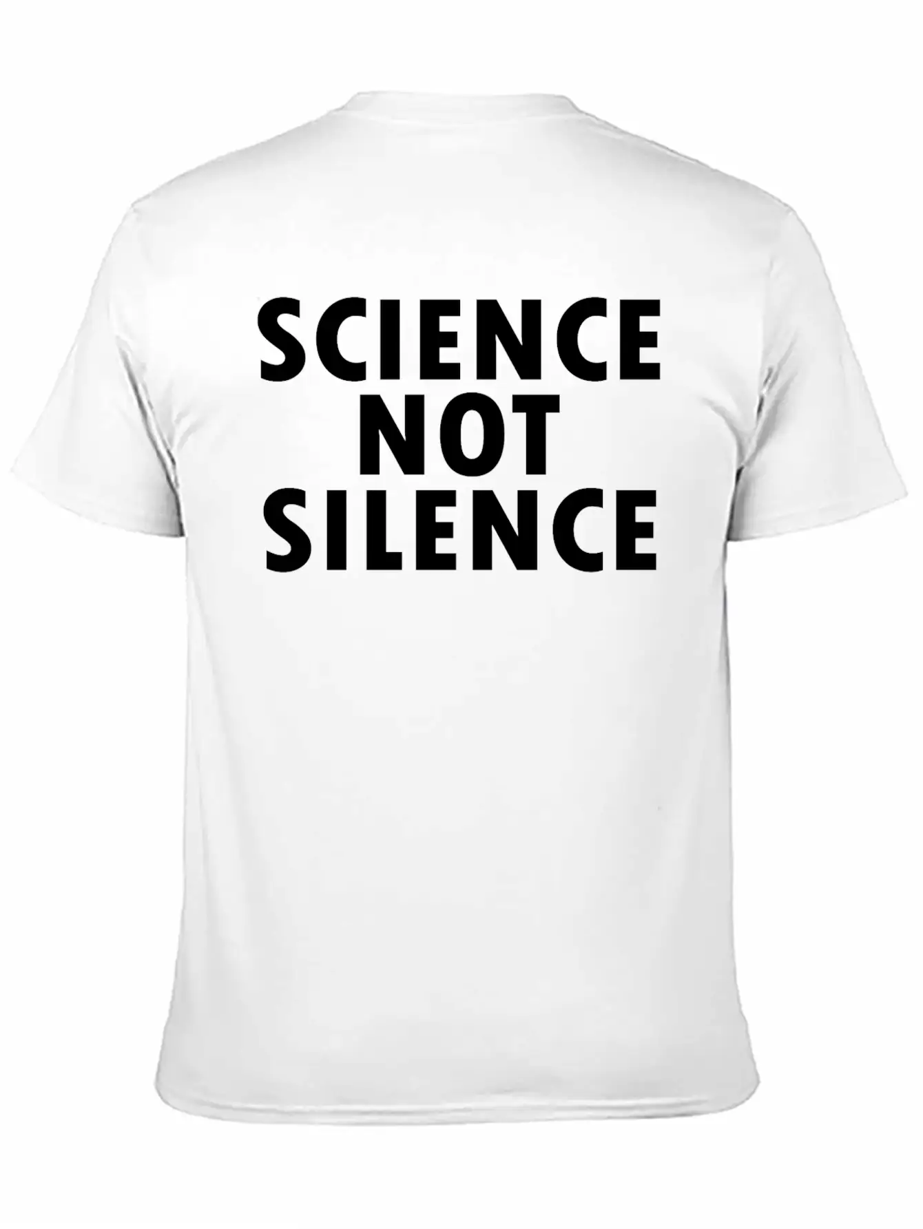 Science Not Silence Classic Cotton Tee – Unisex Comfort For Any Season