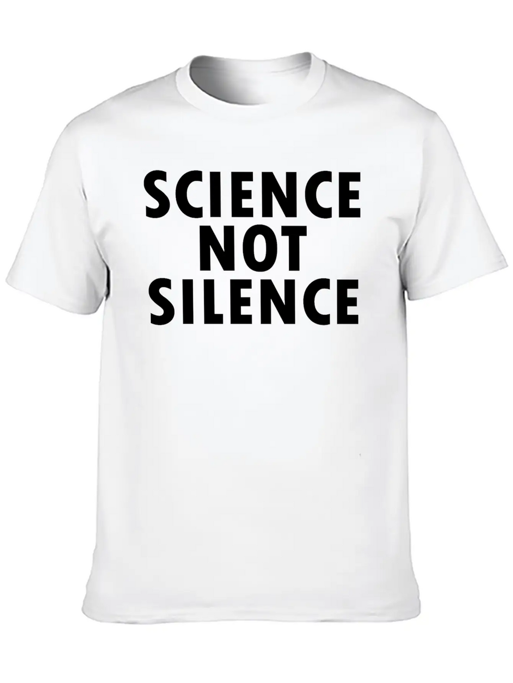 Science Not Silence Classic Cotton Tee – Unisex Comfort For Any Season