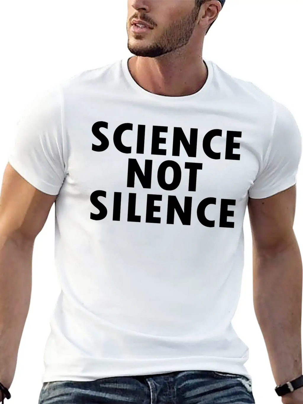 Science Not Silence Classic Cotton Tee – Unisex Comfort For Any Season