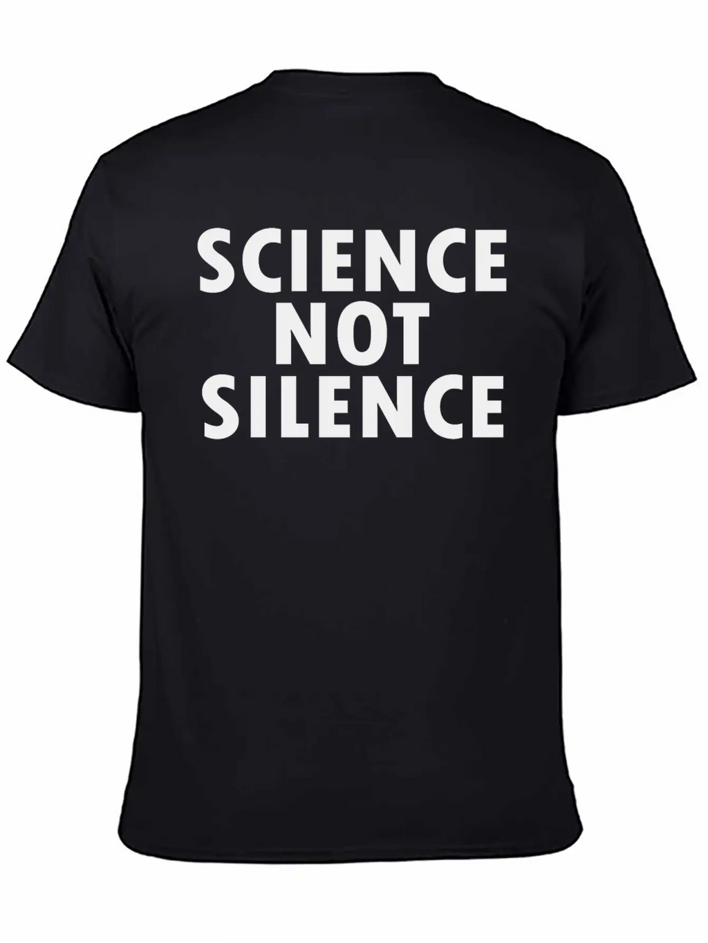 Science Not Silence Classic Cotton Tee – Unisex Comfort For Any Season