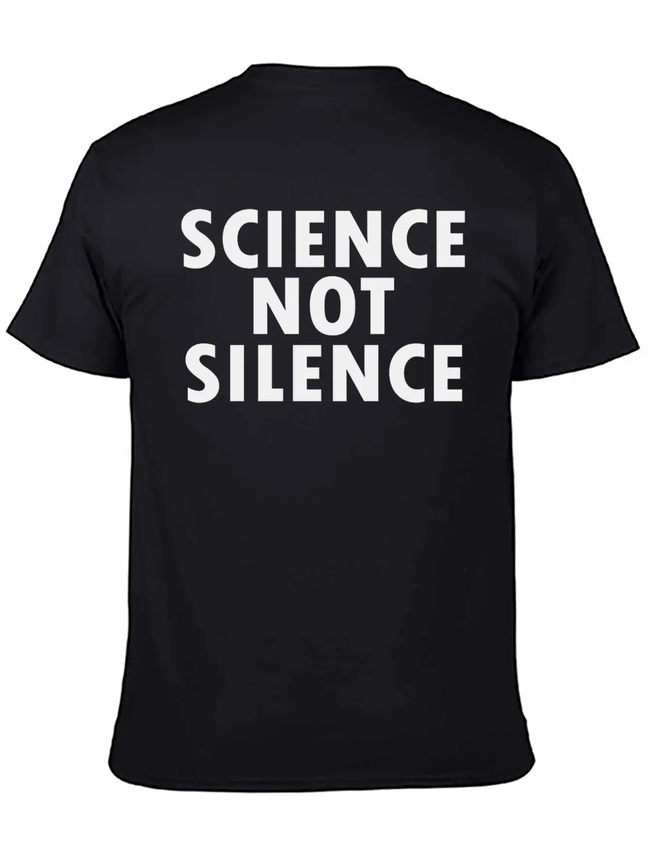 Science Not Silence Classic Cotton Tee – Unisex Comfort For Any Season