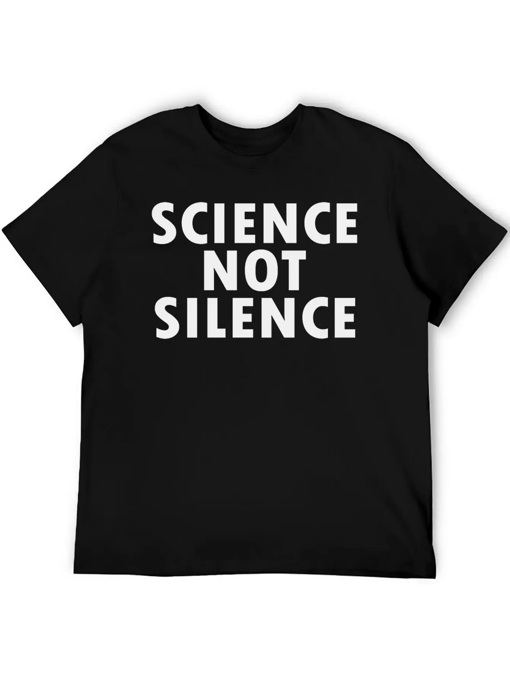 Science Not Silence Classic Cotton Tee – Unisex Comfort For Any Season
