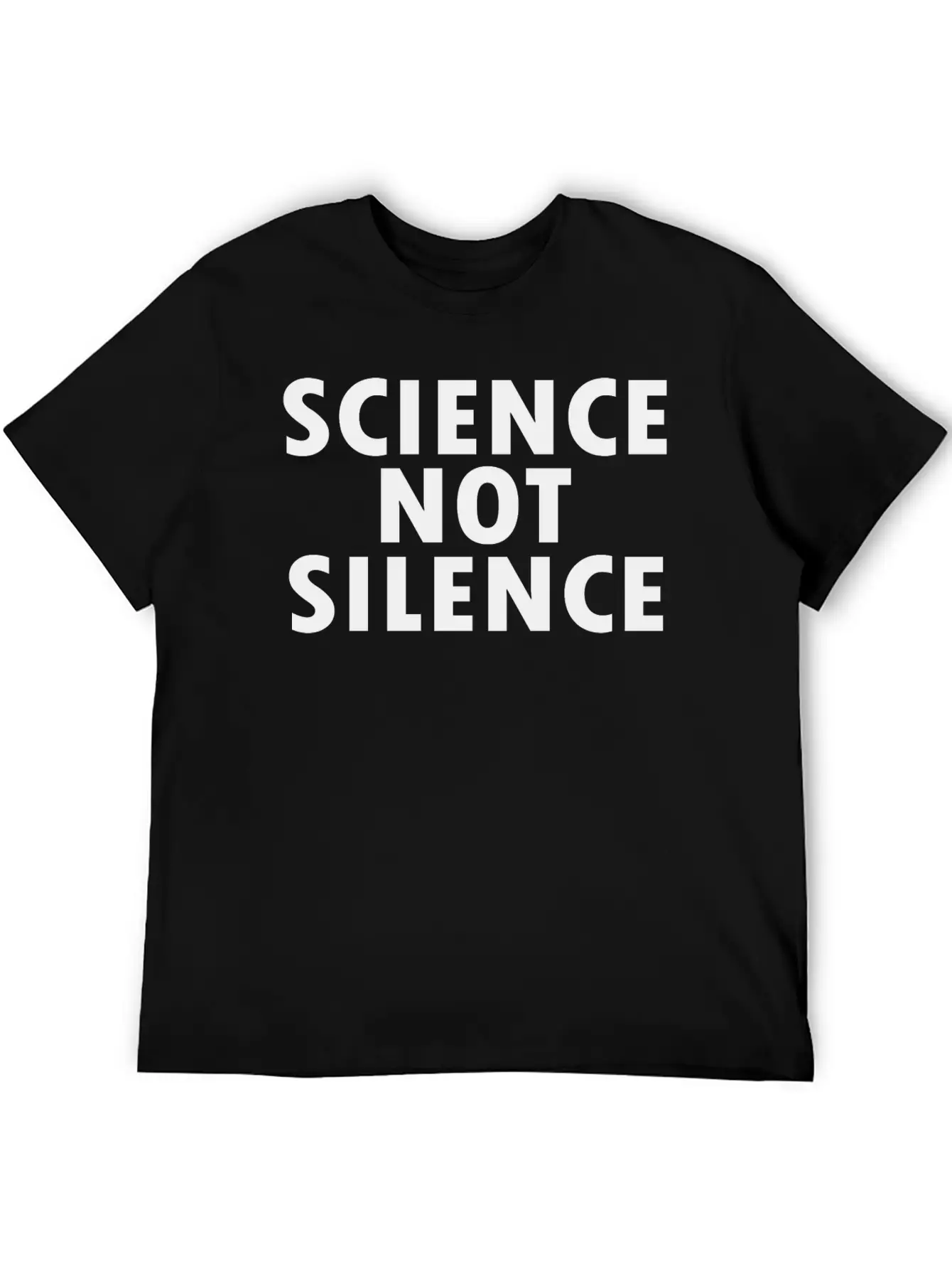 Science Not Silence Classic Cotton Tee – Unisex Comfort For Any Season
