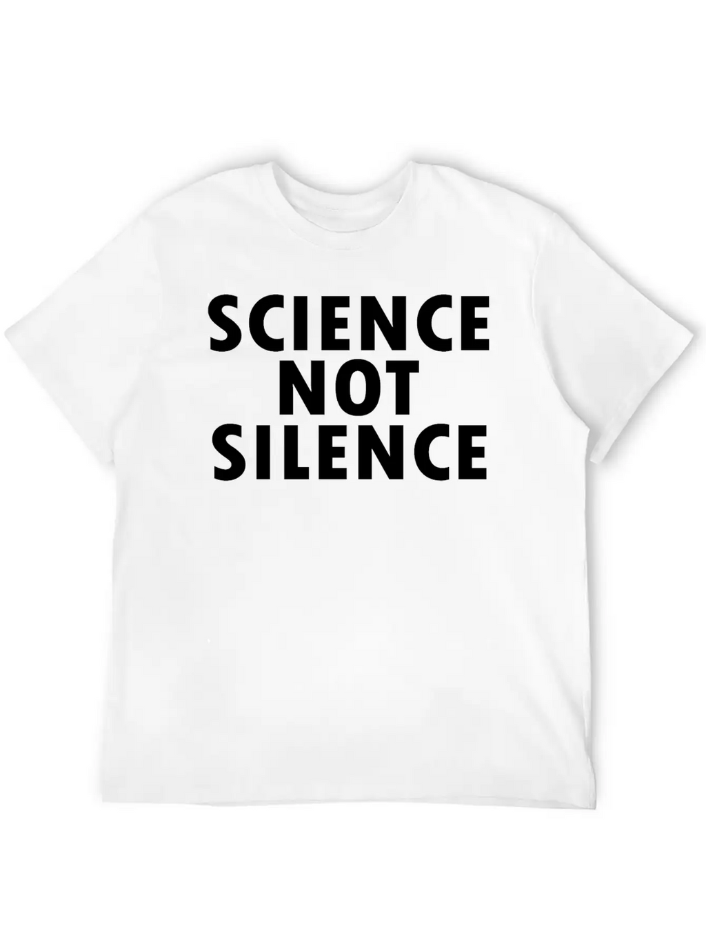 Science Not Silence Classic Cotton Tee – Unisex Comfort For Any Season