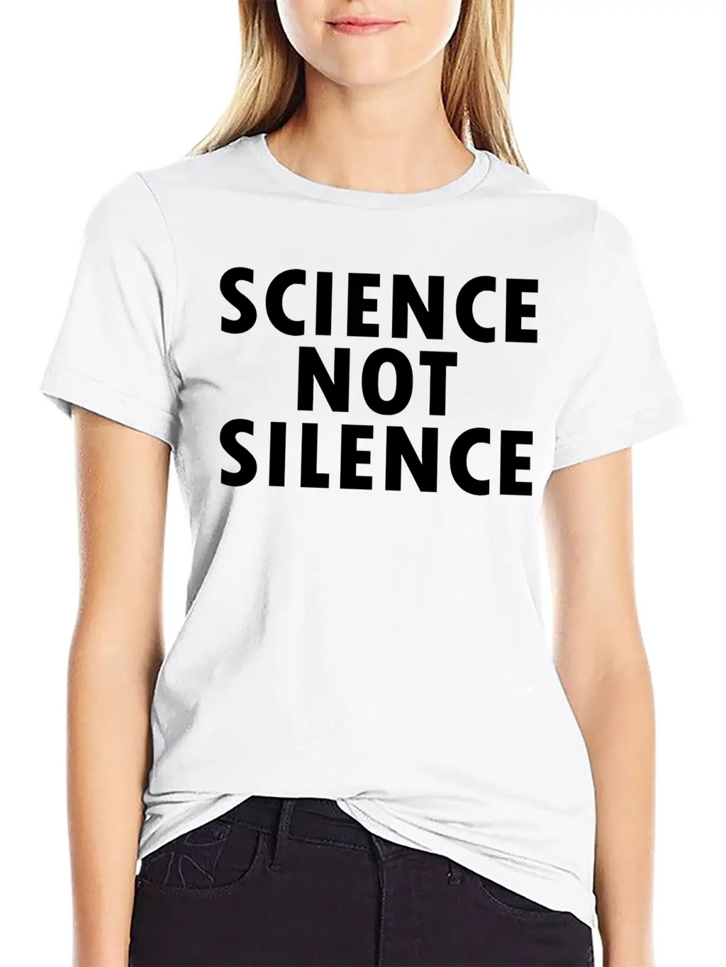 Science Not Silence Classic Cotton Tee – Unisex Comfort For Any Season