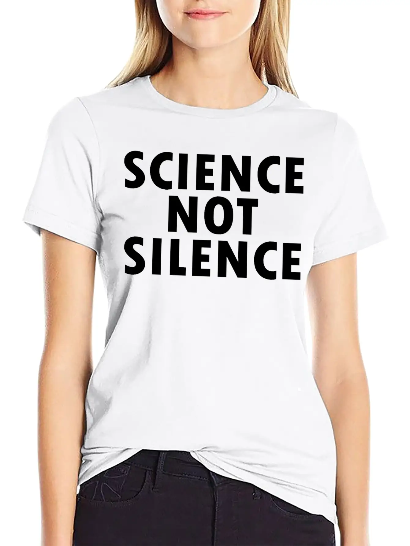 Science Not Silence Classic Cotton Tee – Unisex Comfort For Any Season