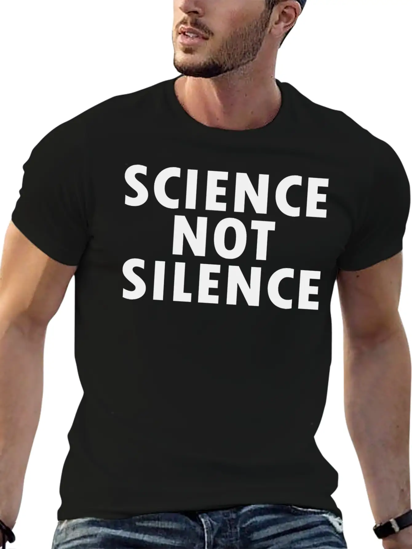 Science Not Silence Classic Cotton Tee – Unisex Comfort For Any Season