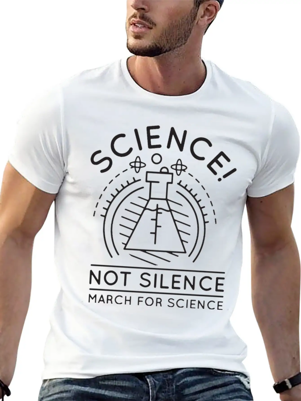 Science Not Silence Timeless Short Sleeve Tee – Comfy And Minimalist Design