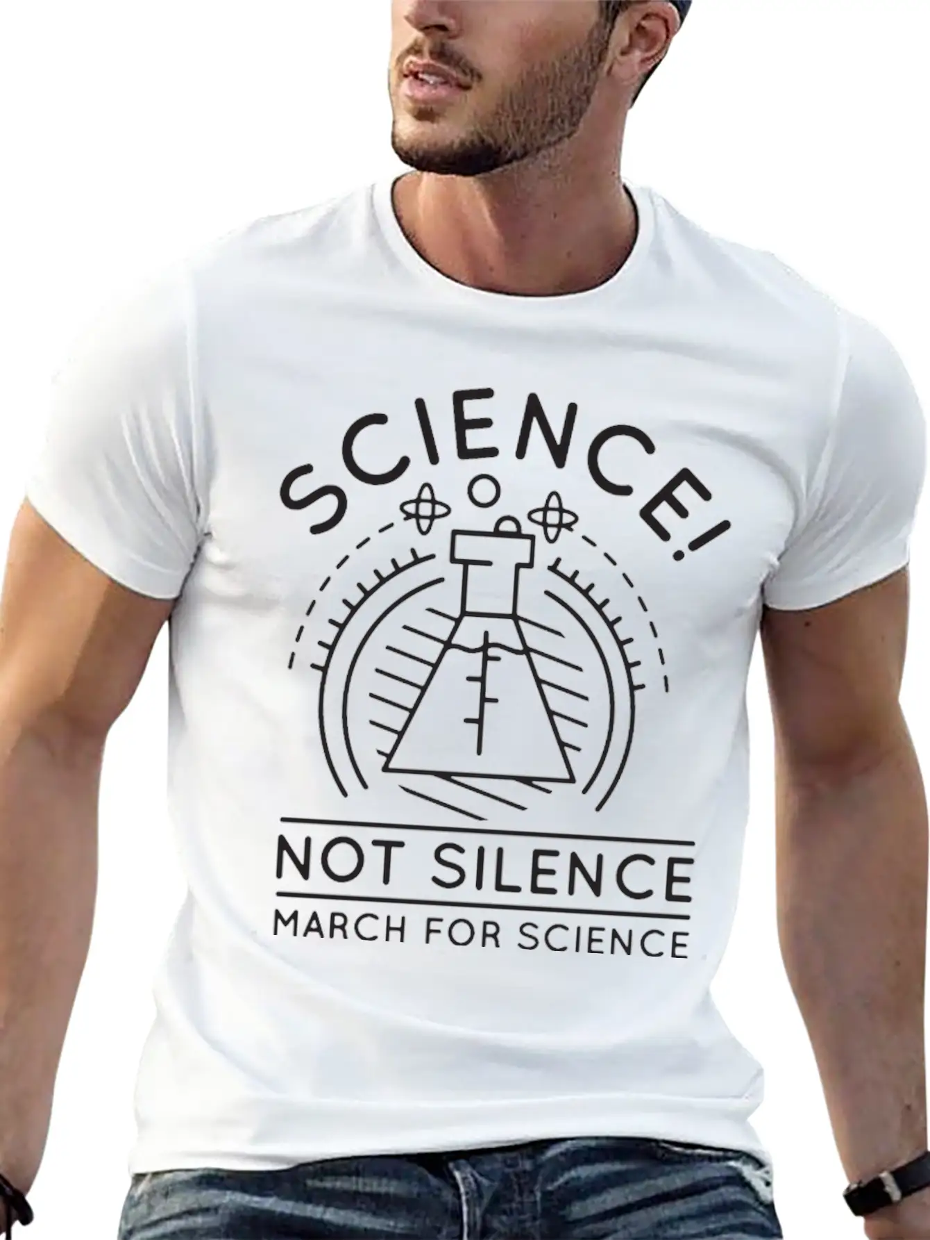 Science Not Silence Timeless Short Sleeve Tee – Comfy And Minimalist Design