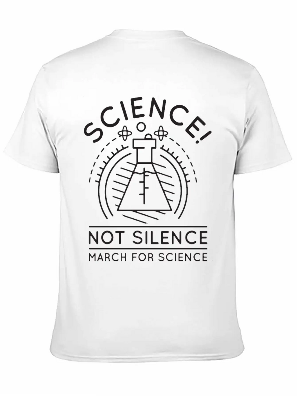 Science Not Silence Timeless Short Sleeve Tee – Comfy And Minimalist Design
