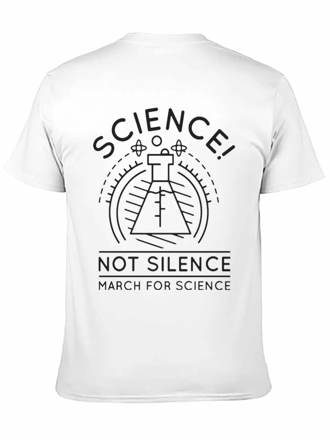 Science Not Silence Timeless Short Sleeve Tee – Comfy And Minimalist Design