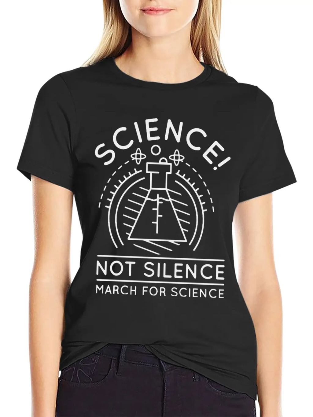 Science Not Silence Timeless Short Sleeve Tee – Comfy And Minimalist Design